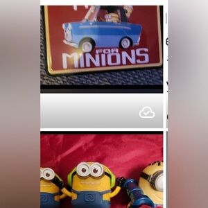 Illumination Minions Tin Box Lunch Box & 3 Minions, Lot of 4